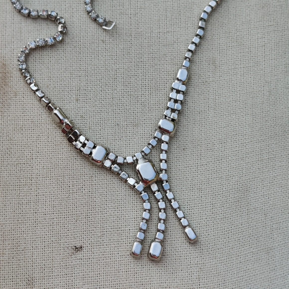 Vintage Albert Weiss rhinestone necklace - Picture 3 of 10